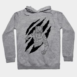 Black Panther on the Prowl Hoodie